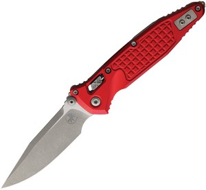 MCT160RL10APFRR Microtech Socom Ram-Lok Pocket Knife Frag Red